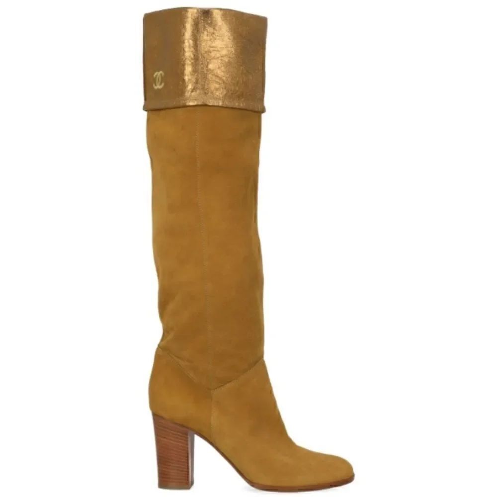 CHANEL thigh high boots | 38 EU |